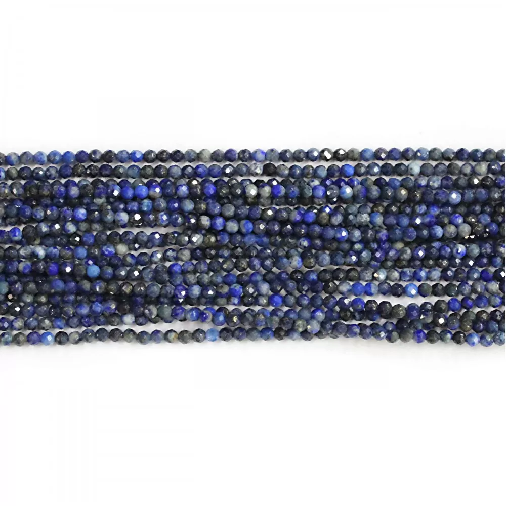 Beads Lazurite-faceted 2mm (2102001G)