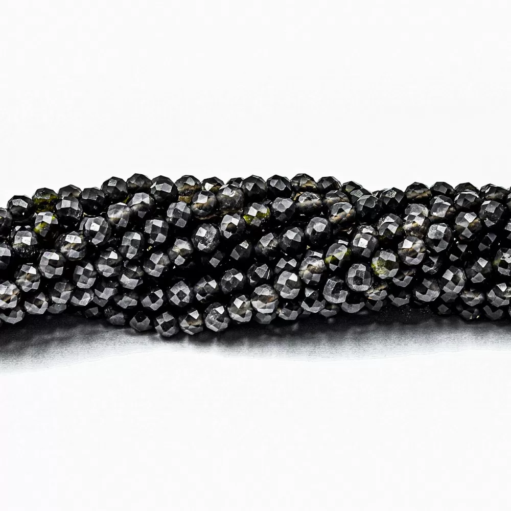Beads Obsidian ~ 3х4mm (2603000G)