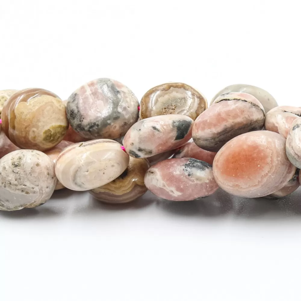 Beads Rhodochrosite 13x11mm (0014000) Beads Rhodochrosite 13x11mm (0014000)