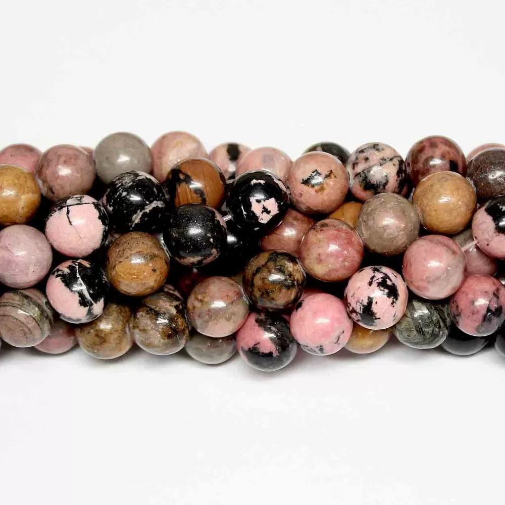 Beads Rhodonite 10mm (3010000) Beads Rhodonite 10mm (3010000)