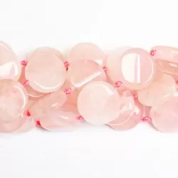 Beads Rose quartz 25x9mm (3225000)