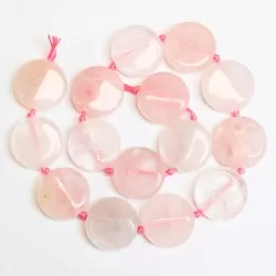 Beads Rose quartz 25x9mm (3225000)