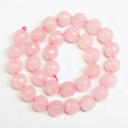 Beads Rose quartz-faceted 12mm (3212000G)