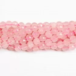 Beads Rose quartz-faceted 6mm (3206000G)