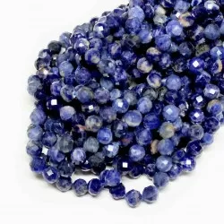 Beads Sodalite-faceted 6mm (3406000G)