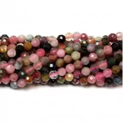 Beads Tourmaline-faceted 3mm (3803001G)