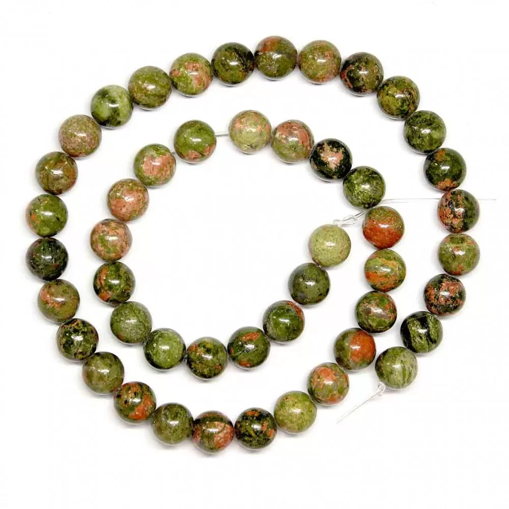Beads Unakite 8mm (3908000)