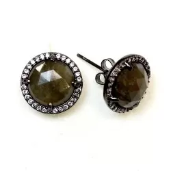 Earrings-labradorite (7464)