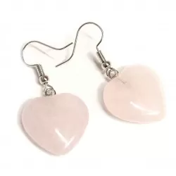 Earrings -Rose quartz (73200)