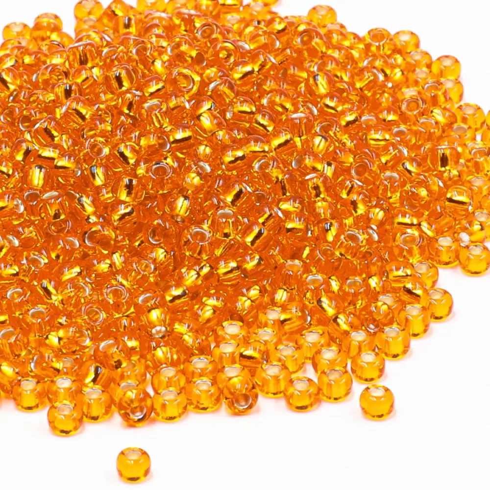 "PRECIOSA" Czech beads 08/0 (2.8 - 3.2 mm) (97000) "PRECIOSA" Czech beads 08/0 (2.8 - 3.2 mm) (97000)