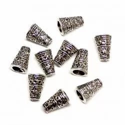 Bead caps 10x7mm 10pcs. (F06M1017)