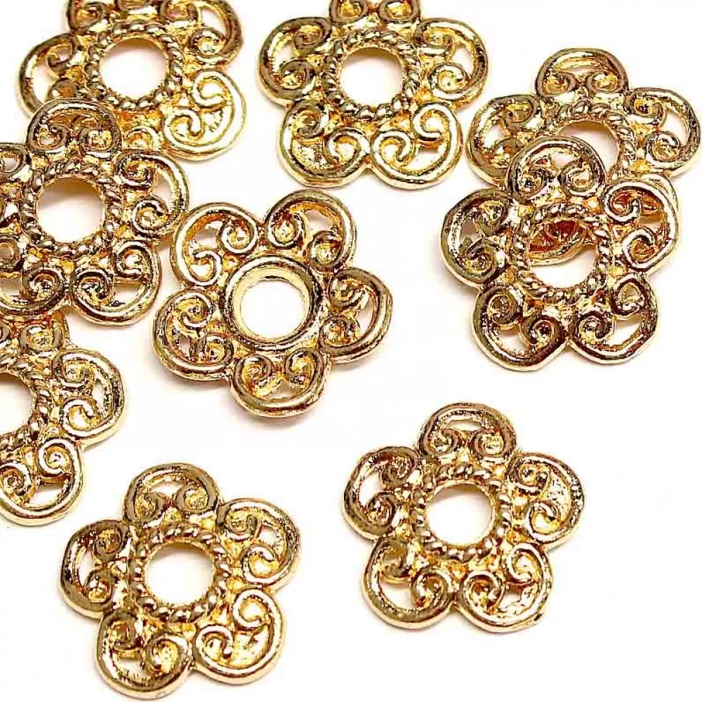 Bead caps 11mm 10pcs. (F06M4002) Bead caps 11mm 10pcs. (F06M4002)