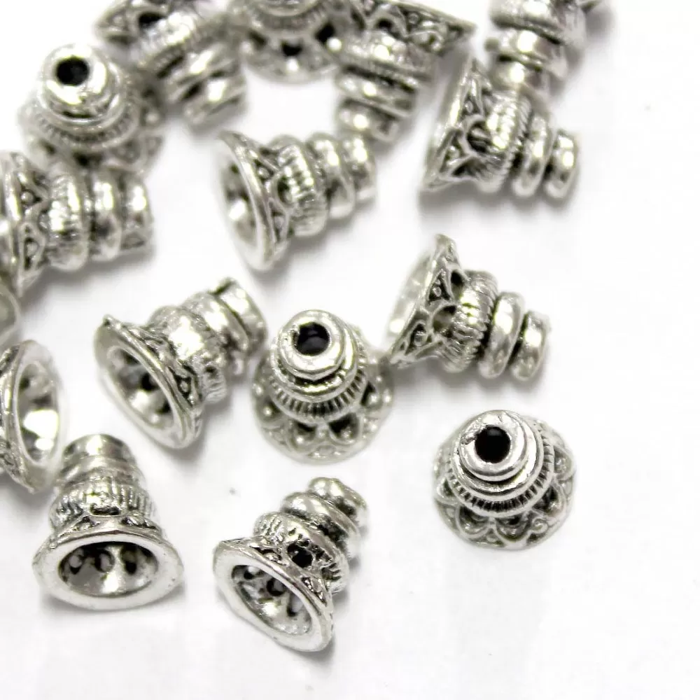 Bead caps 8x7mm 10pcs. (F06M1012) Bead caps 8x7mm 10pcs. (F06M1012)