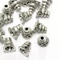 Bead caps 8x7mm 10pcs. (F06M1012)
