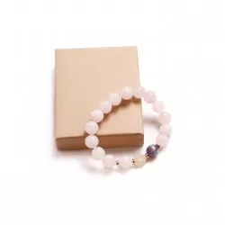 Rose Quartz/Amethyst/Hematite/Agate (321012)