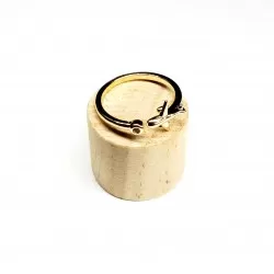 Adjustable ring with zircons Lux (F90L4101) 