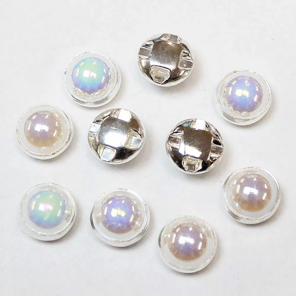 Plastic buttons 8,5x6 mm 10 psc. (PP0801)