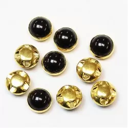 Plastic buttons 8,5x6 mm 10 psc. (PP0807)
