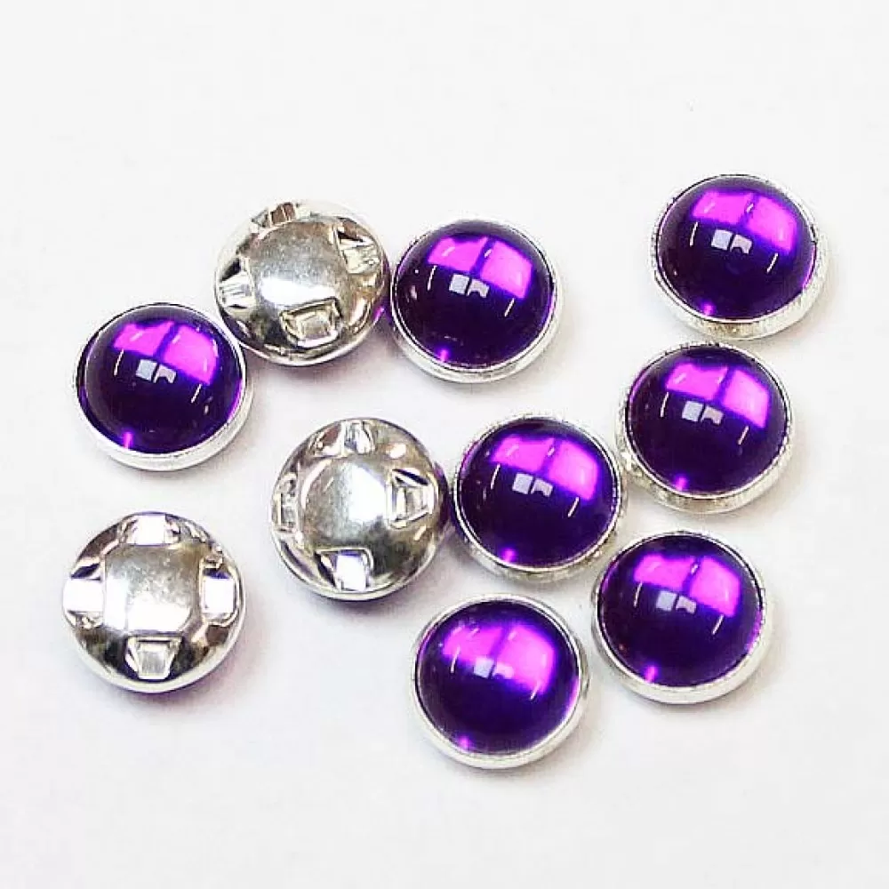 Plastic buttons 8,5x6 mm 10 psc. (PP0818)