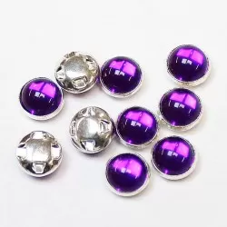 Plastic buttons 8,5x6 mm 10 psc. (PP0818)