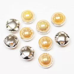 Plastic buttons 8,5x6 mm 10 psc. (PP0827)