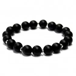 Men bracelet Agate/Hematite (201063)
