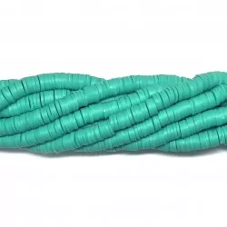 Polymer clay beads Heishi 6x1mm (H06045) 