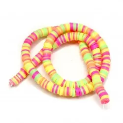 Polymer clay beads  Heishi 6x1mm (H06026)