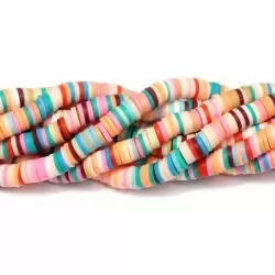 Polymer clay beads  Heishi 6x1mm (H06028)