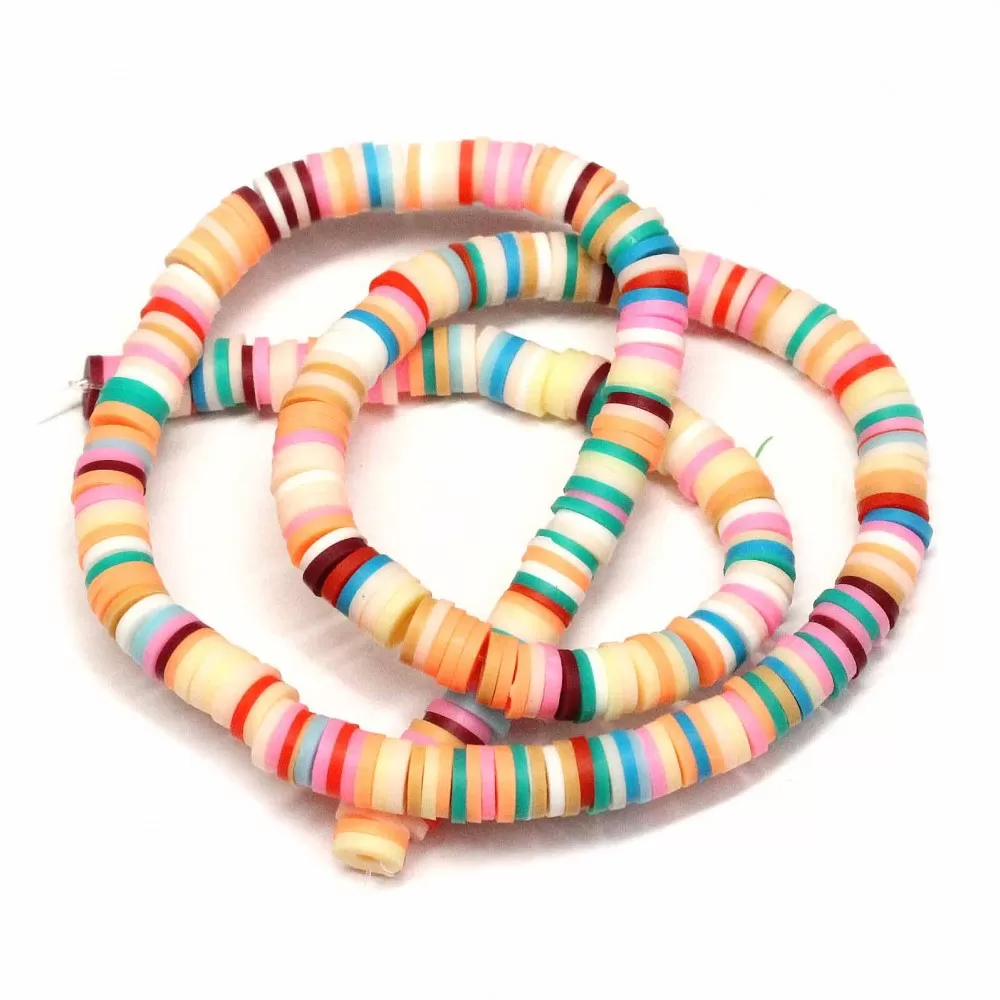 Polymer clay beads Heishi 6x1mm (H06028) Polymer clay beads Heishi 6x1mm (H06028)