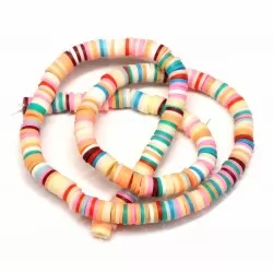 Polymer clay beads  Heishi 6x1mm (H06028)
