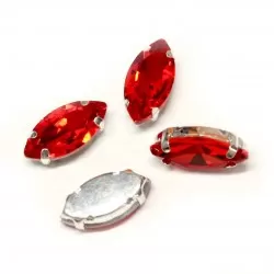 Sewing crystals 15x7x5mm 4 psc. (015106PK)
