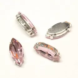 Sewing crystals 15x7x5mm 4 psc. (015109PK)