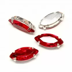 Sewing crystals 18x9x6mm 4 psc. (018114PK)