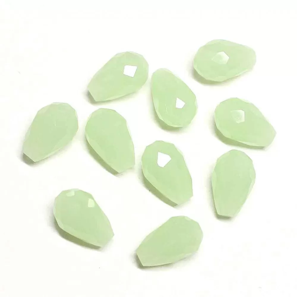 Glass crystals 12x8 mm 10 pcs.(012005SK) Glass crystals 12x8 mm 10 pcs.(012005SK)