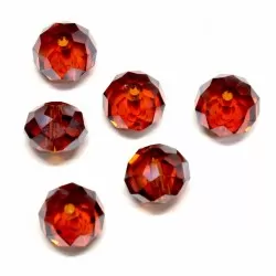Glass crystals 13x10 mm 6 pcs.(013001SK)