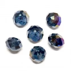 Glass crystals 13x10 mm 6 pcs.(013003SK)