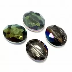 Glass crystals 20x16 mm 4 pcs.(020005SK)