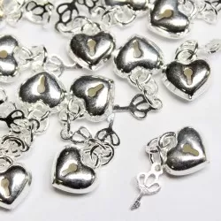 Silver pendant 10x8mm 1pcs. (402FS)