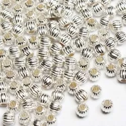 Silver spacer 3mm 1pcs. (514FS)