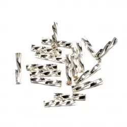 Silver spacer 10x2mm 1pcs. (F13S2010)