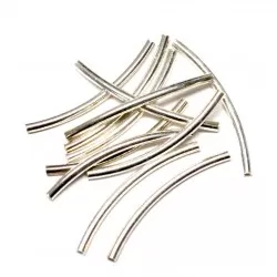 Silver spacer 25x1,5mm 1pcs. (F13S2012)