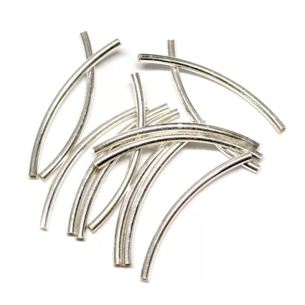 Silver spacer 36x2mm 1pcs. (F13S2013) Silver spacer 36x2mm 1pcs. (F13S2013)