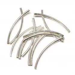 Silver spacer 36x2mm 1pcs. (F13S2013)