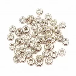 Silver spacer 4x1,5mm 1pcs. (F13S2000)